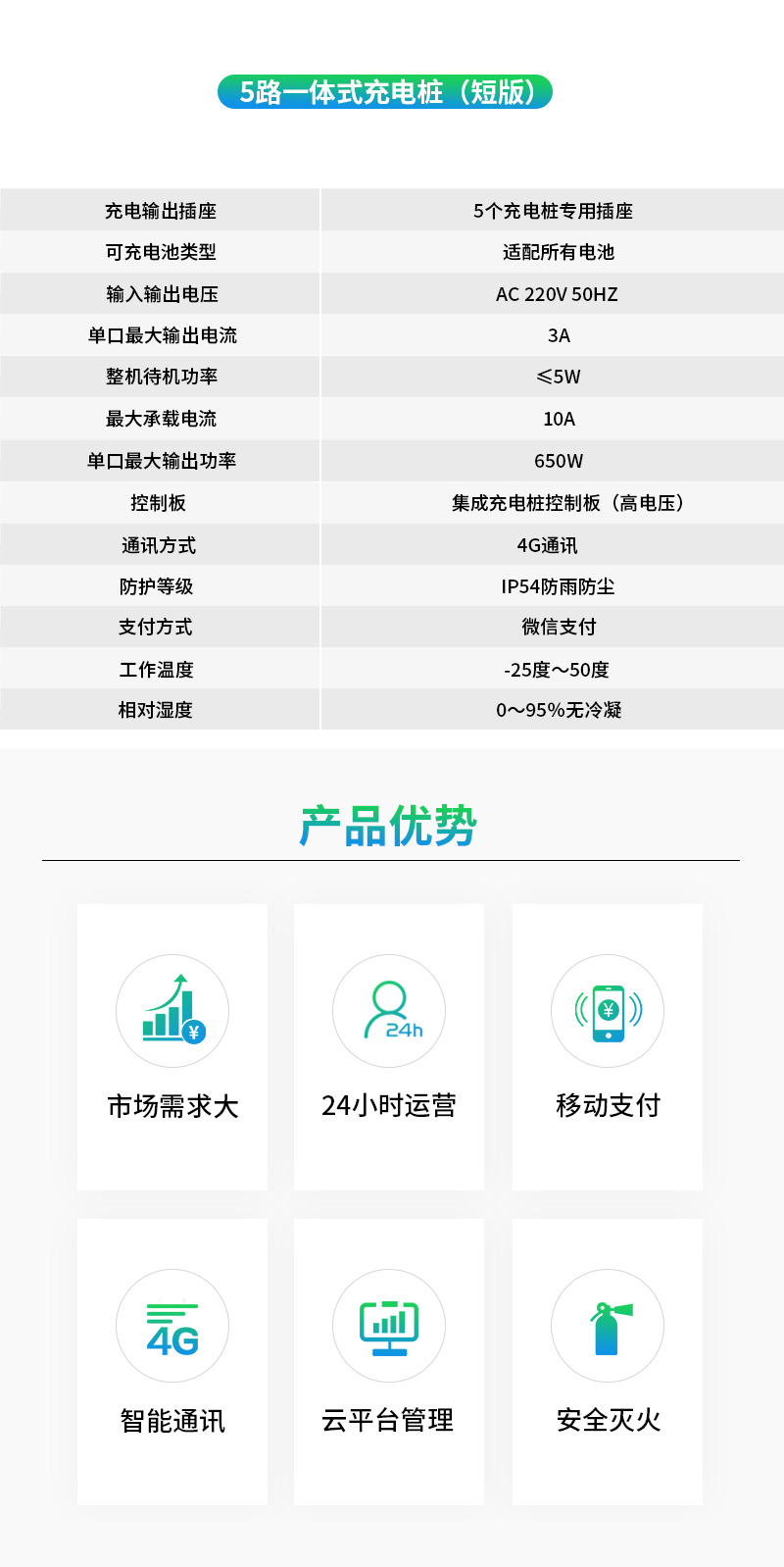 5路電動自行車智能充電樁-A5--廣州奔想智能科技有限公司